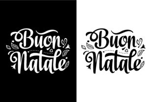 Buon Natale Christmas Template: A Vintage Graphics Gem