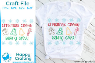 Christmas Cookie Baking Crew: Perfect for Crafts and Graphics