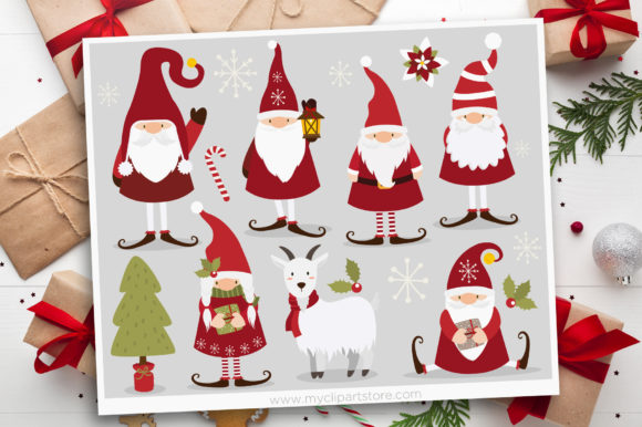 Christmas Gnome Tomte: A Charming Addition to Your Graphics