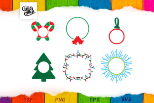 Christmas Monograms Bundle: A Festive Graphics Asset for Crafts