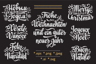 Christmas Templates in Multiple Languages: A Graphics Review