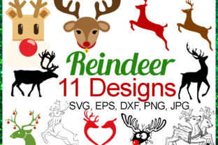 Reindeer Bundle: A Must-Have for Christmas Graphics and Illustrations