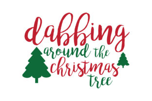 Review: Dabbing Around the Christmas Tree SVG Cut