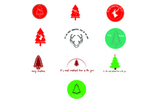 Review: Merry Christmas 10 Designs Bundle - SVG Cut File for Graphics and Illustrations