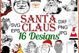 Santa Claus Graphic Bundle: Perfect for Creative Holiday Branding