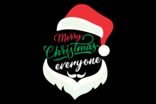 Santa Hat Merry Christmas Graphics for Crafters