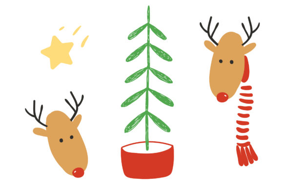 Two Cute Deers and Christmas Tree Embroidery Review